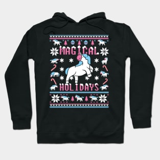 Funny Unicorn Lover Ugly Christmas Sweater Hoodie